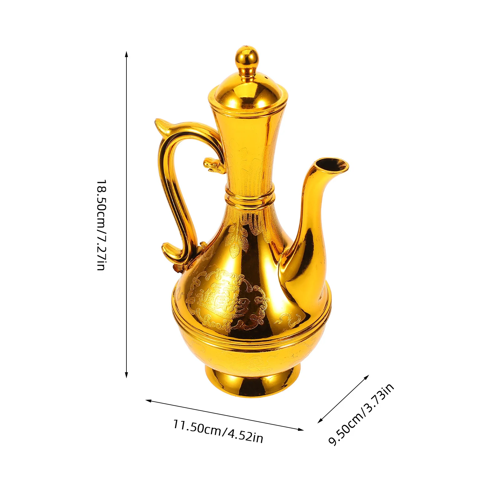 1pc jarro de plástico oferecendo pote para decoração de buda casa festival artesanato fino acessórios leves