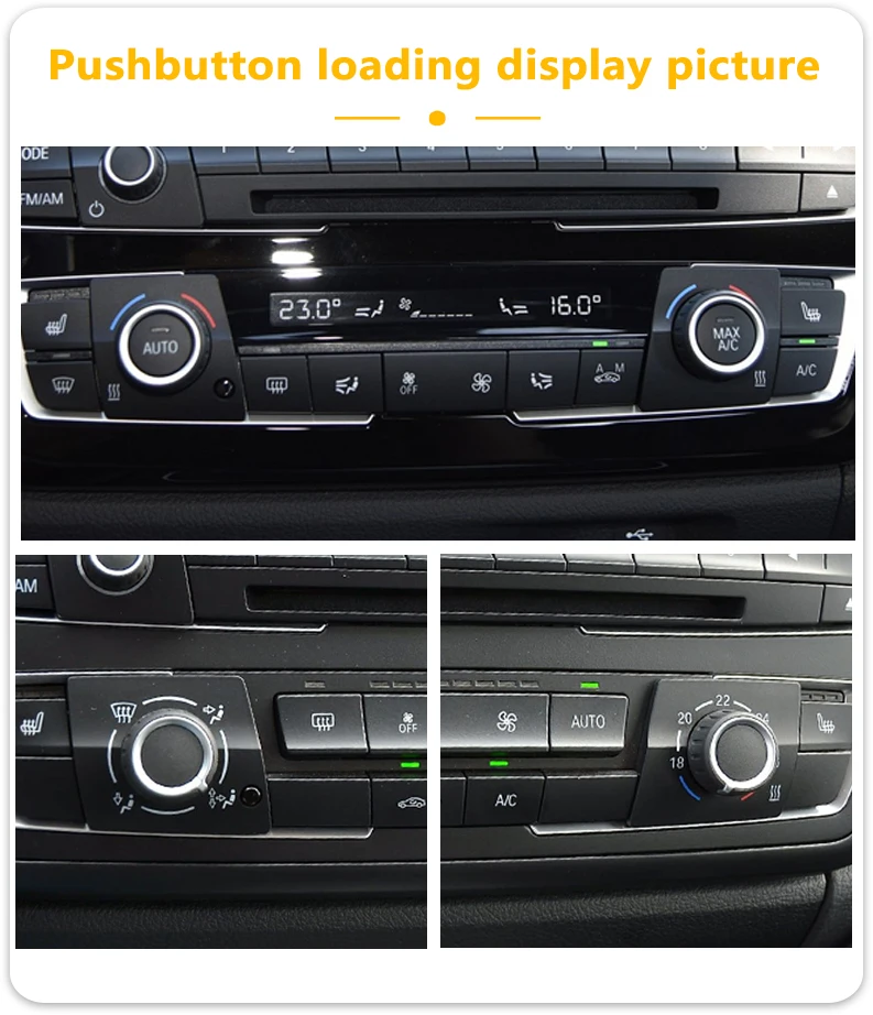 Armaturenbrett Klimaanlage AC Temperatur Control Taste Für BMW 1 2 3 4 F Serie F20 F21 F22 F23 F30 F31 F35 F34 F36 F45 F46 – Detail 6