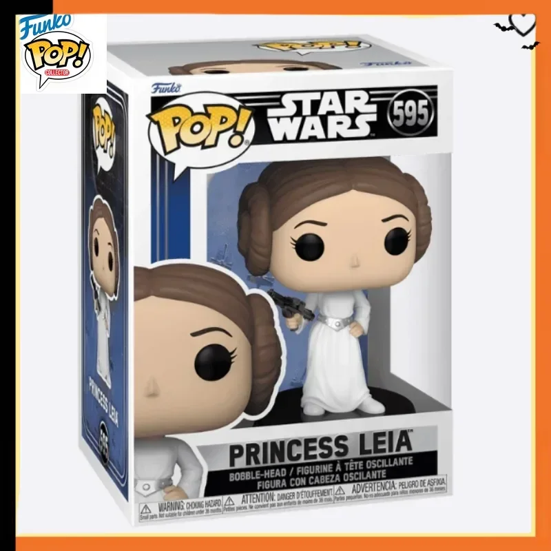 Funko Pop! Star Wars Princess Leia & Darth Vader Vinyl Figures Set - Anime Cartoon Action Figures Collectible Toy Gift - Image 3
