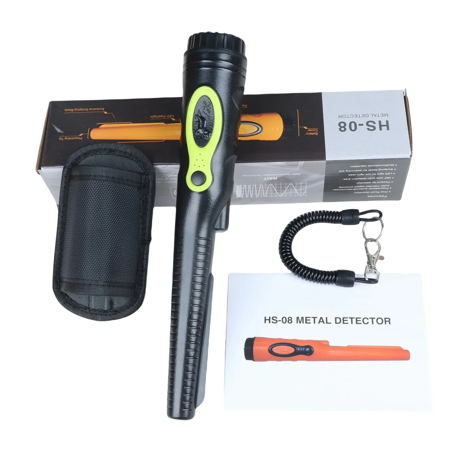 IP68 waterproof handheld metal detector explosive security scanner HS-08 underwater positioning rod