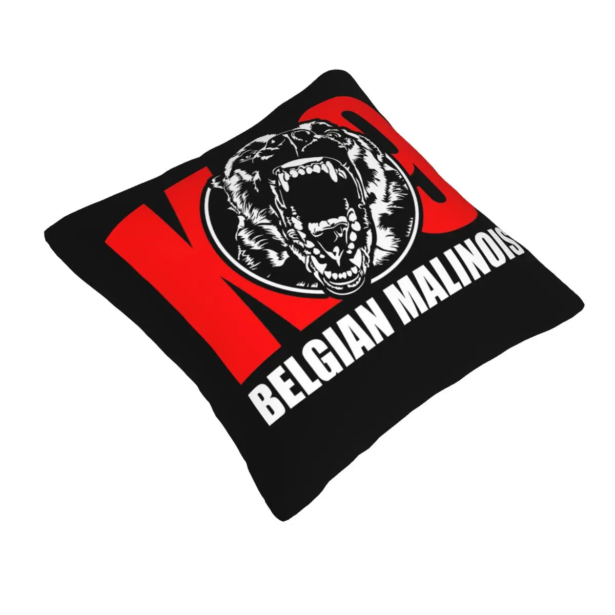 K9 Belgian Malinois Maligator Square Pillowcase Pillow Cover Cushion Zip Decorative Comfort Throw Pillow for Home Sofa