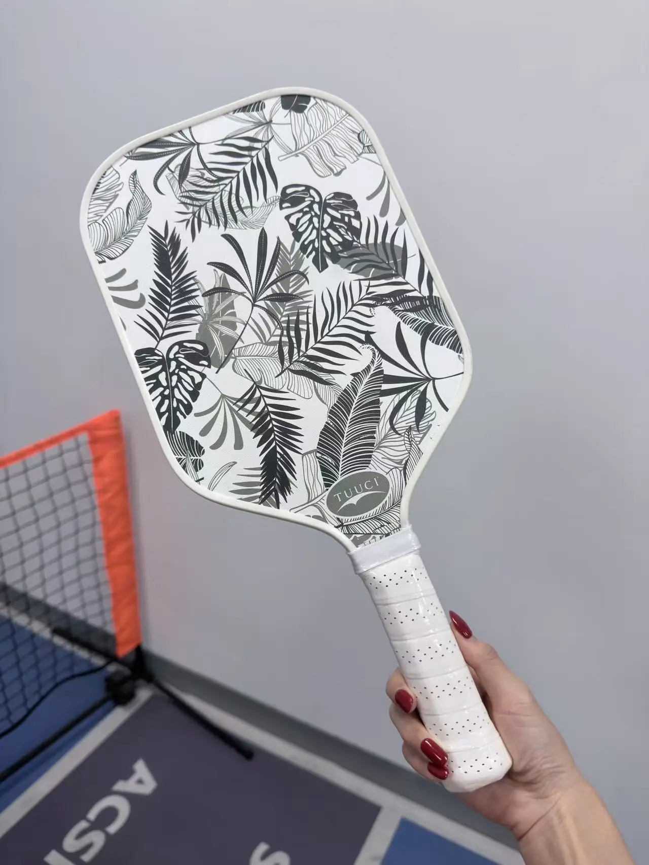 Double Sided Printed Pickleball Paddle Unique Two‑Sided Artwork Carbon Fiber PP Honeycomb Core for Men Women Recreation Tourname