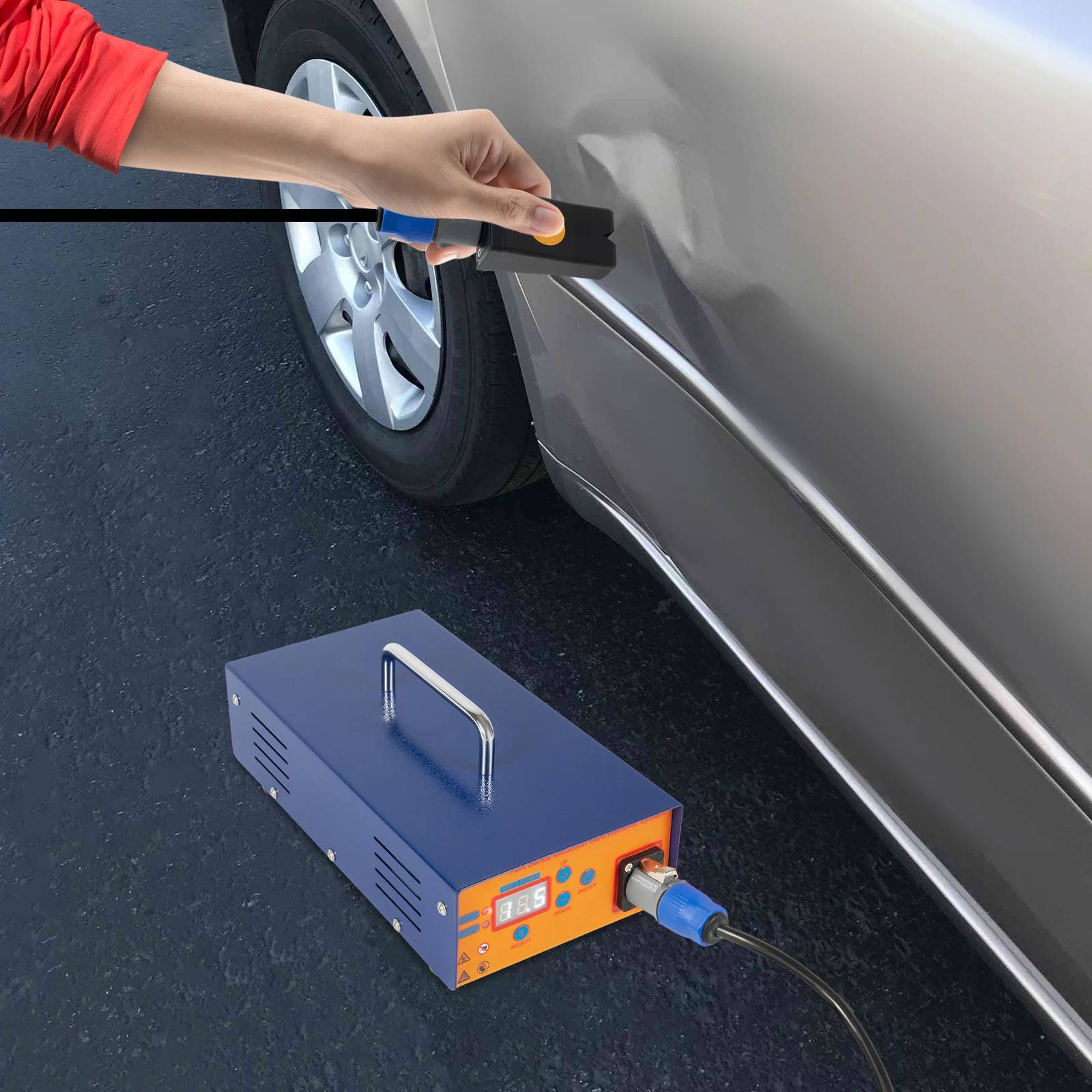 1.38KW 車体塗装レスデント除去修理ツール誘導加熱機自動車のへこみ修復ツール