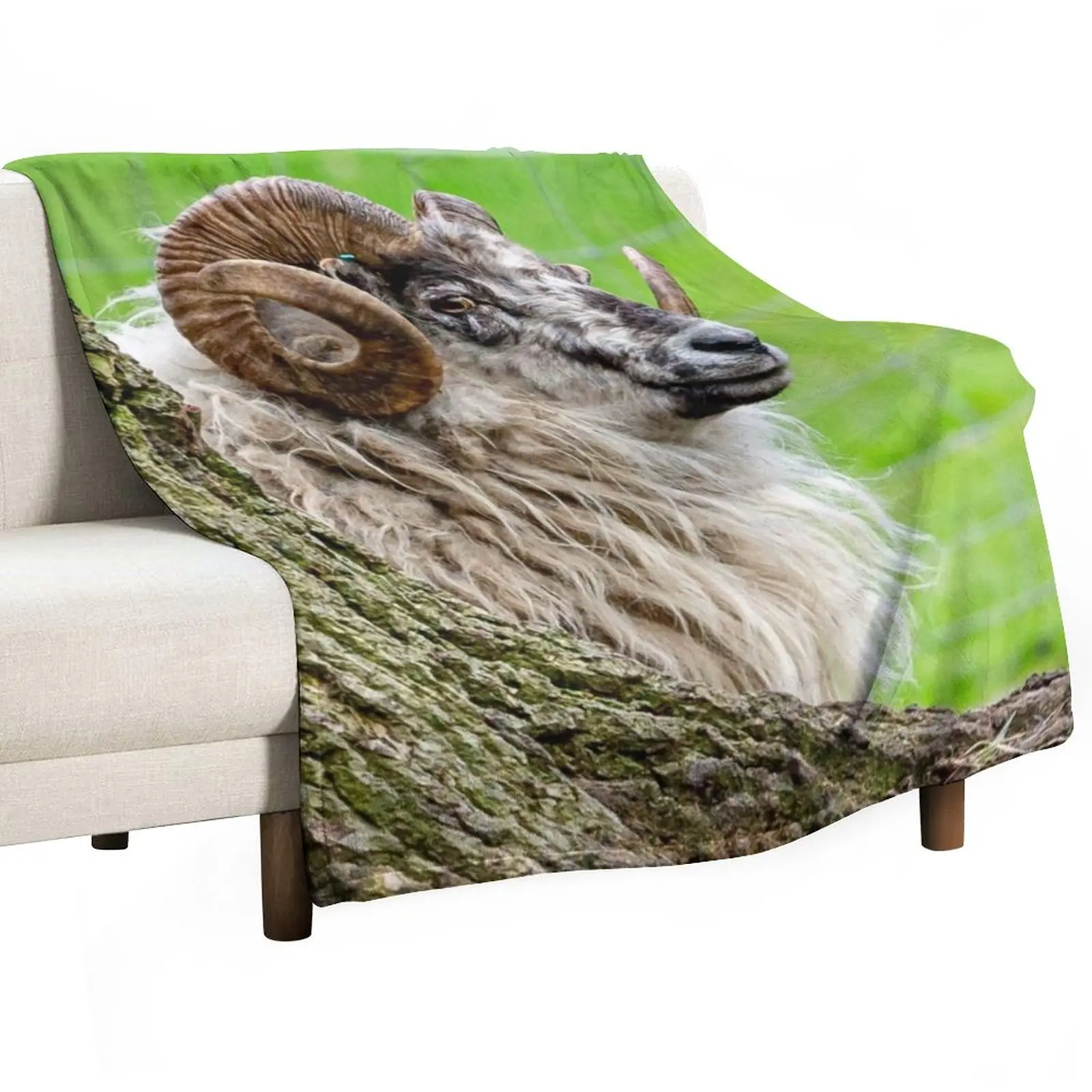 

New Boreray Ram Throw Blanket for winter Bed Thins Blankets