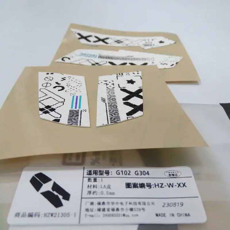 WXTB Pre Cut Mouse Grip Tape Skin Sticker для G102 G304 G305 Gaming Mouse Sticker