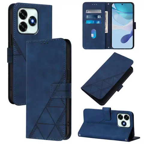 Skin Feel Line Leather Phone Case ON For Huawei Honor x5c x6c x8c x6b x7a x8 x8b x9c x30 x40 x40i Flip Wallet Card Cover