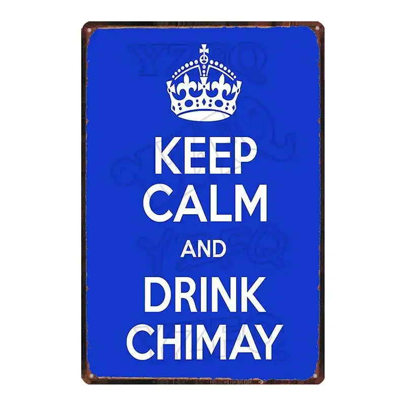 [YZFQ] ORVAL Chimay Belgian Beer Metal Tin Signs Retro Painting Wall  Kitchen Restaurant Home Art Decor Vintage Poster DU-6161A