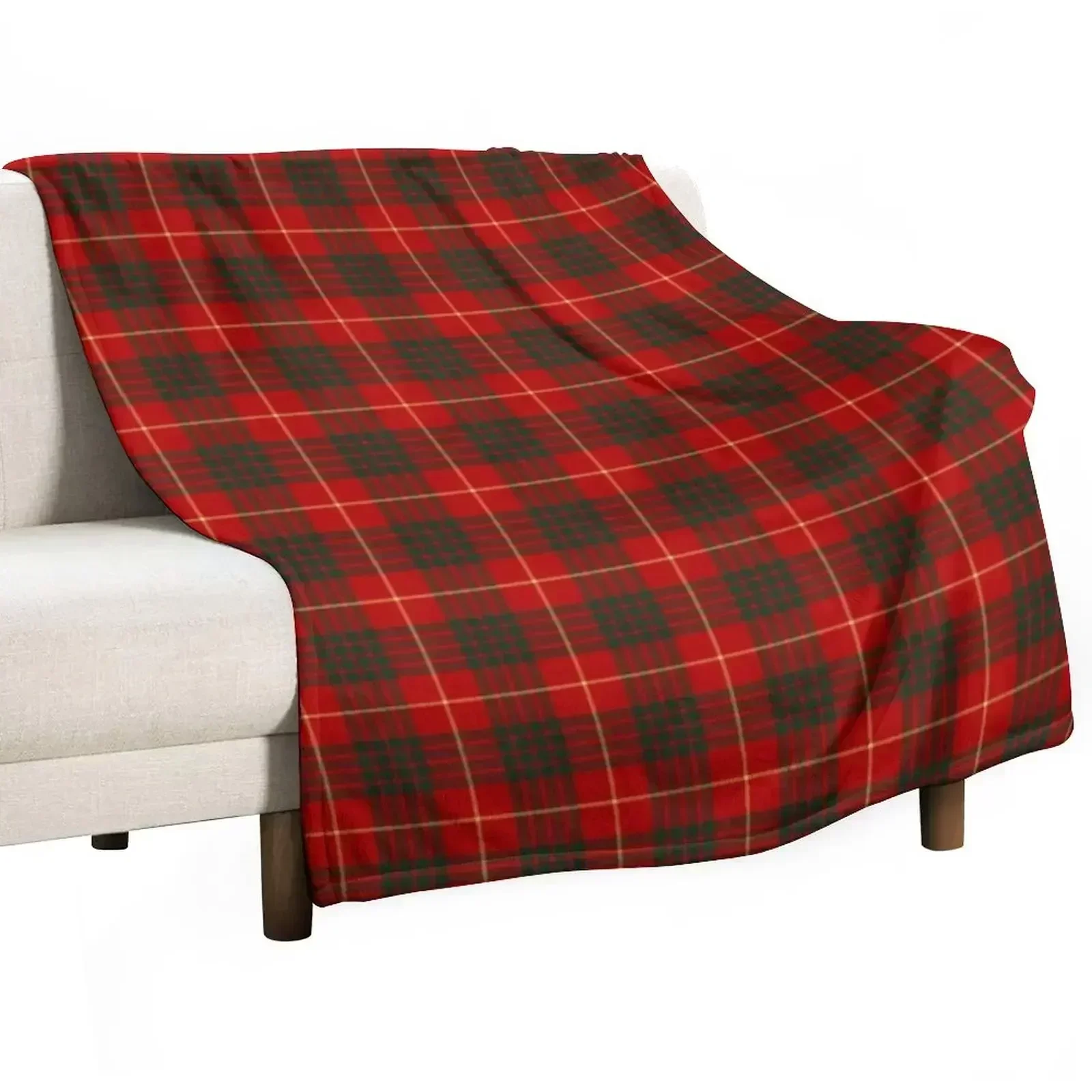 Clan Cameron Tartan Throw Blanket Camping halloween Blankets