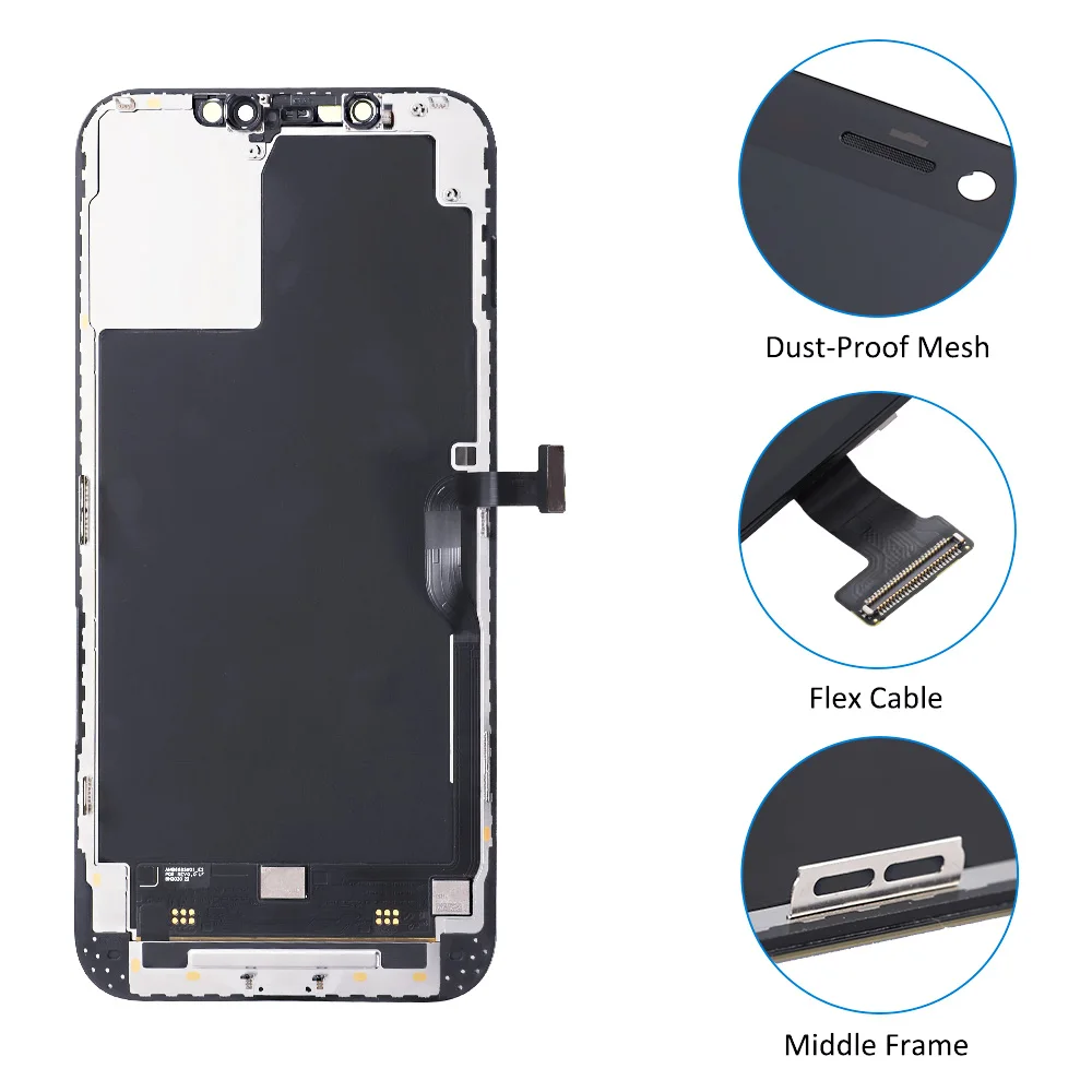 NEW OLED Screen For iPhone X XR XS MAX 11 12 PRO MAX LCD Display For iPhone 7 8 Plus X XS 11 Incell Screen Support 3D Touch True