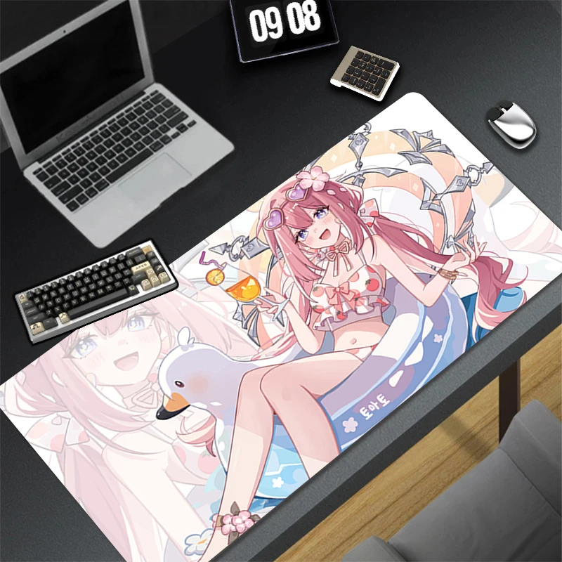 

Mouse Pad Black Survival Eternal Return Desk Mat Anime Play Mat Gaming Mousepad Speed Computer and Gamer Cabinet Keyboard Pad