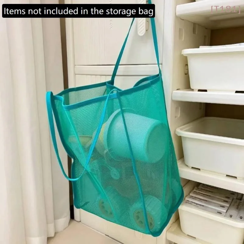 

Available Large Capacity Lightweight Transparent Women's Tote Bag Mesh Shoulder Shopping Bag Fashionable Versatile,black,khaki