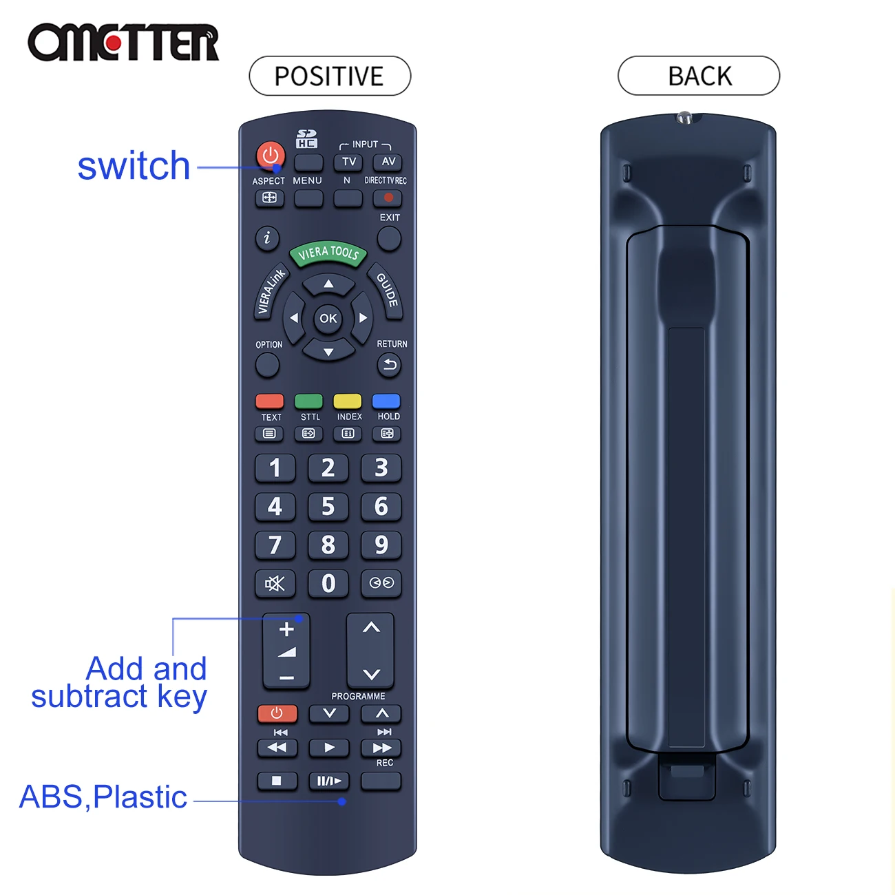 New N2QAYB000328 Remote Control PANASONIC TV Fit for TX-37U10E TX-LF42S10 TXP50C10Y TX-P42S10E