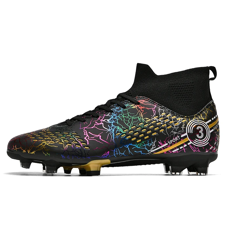 

Harland Soccer Shoes Cleats Original Outdoor Long Spike Chuteira Society Studded Football Boot Wholesale Futsal Training Sneaker