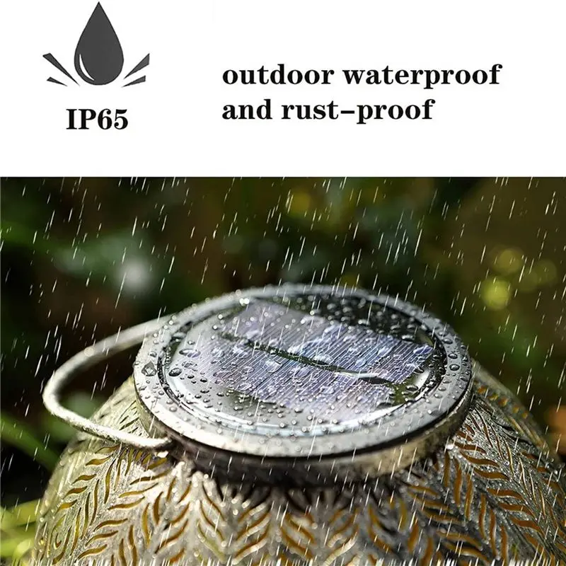 PZHI-4 Pack Big Solar Light Replacement Top For Outdoor Hanging Lanterns, More Powerful More Energy Efficient
