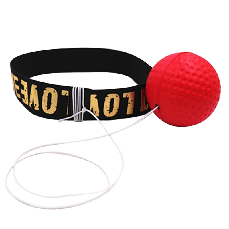 Adjustable Boxing Headband Fitness Boxing Speed Balls Gym Exercise Reaction Balls Head-mounted Reflex Punching Sports Trainer