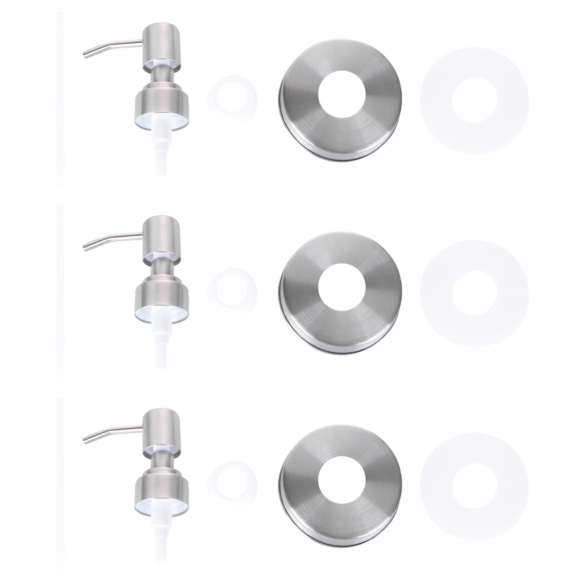 

Rustic Copper Pump Head Stainless Steel Dispenser Lids Farmhouse Kitchen Bathroom Accessories Long Lasting Performance