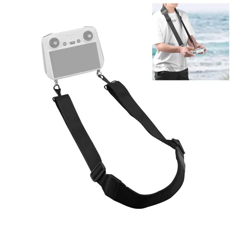 Black Adjustable Shoulder Bag Strap with Double Hooks for Canon Nikon Laptop Computer Camera Stabilizer Bag