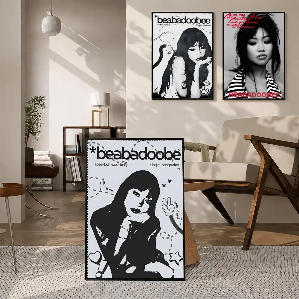 Singer Beabadoobee Poster High-definition  stickers, suitable for bedroom, living room, home decoration