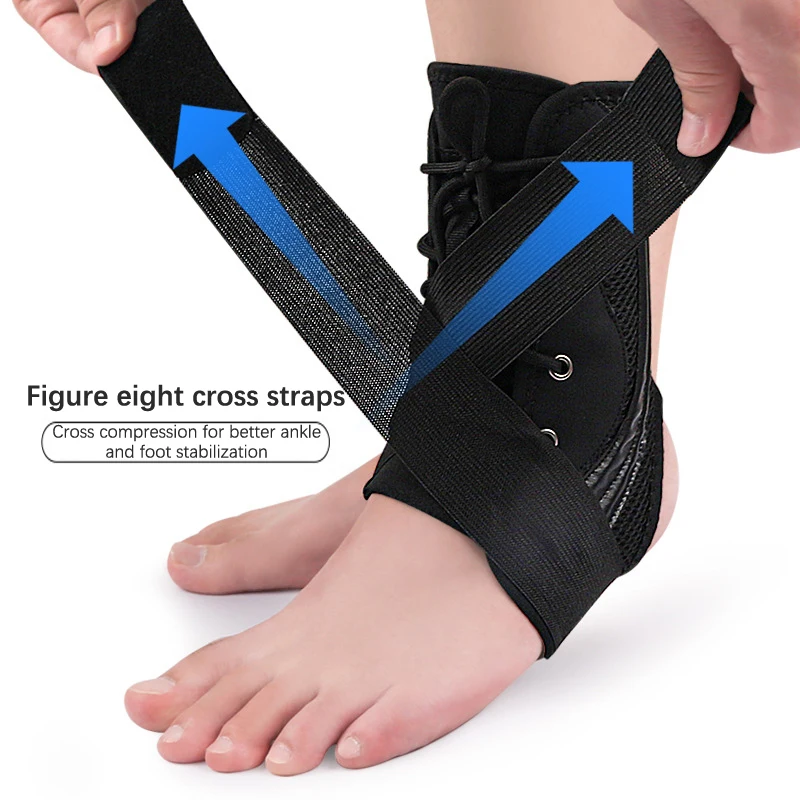 1Pcs Ankle Braces Bandage Straps Sports Safety Adjustable Ankle Support Protector