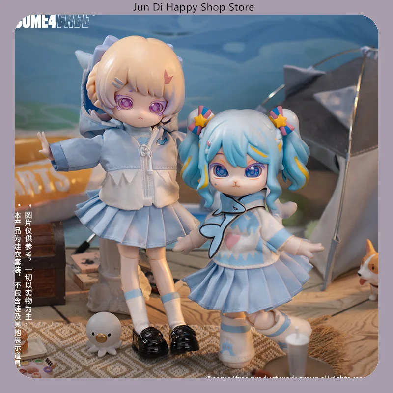 

COME4FREE Shark Candy Fish 1/12 BJD кукольная одежда платье милая кукольная юбка OB11 наряд для кукол BJD OB11