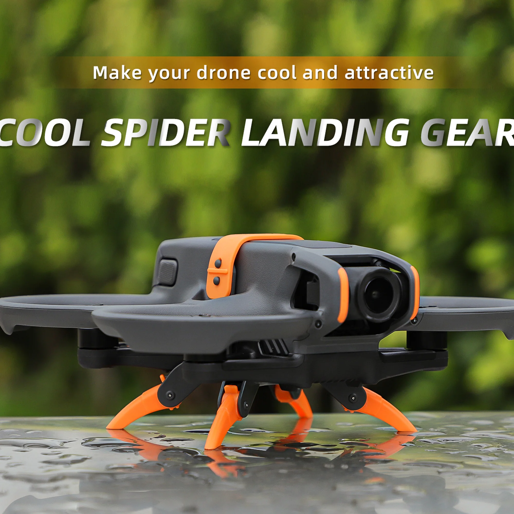 أجزاء الطائرة بدون طيار العنكبوت طوي الهبوط ل DJI Avata 2 ملحقات الطائرة بدون طيار تمديد الهبوط الساق ترايبود
