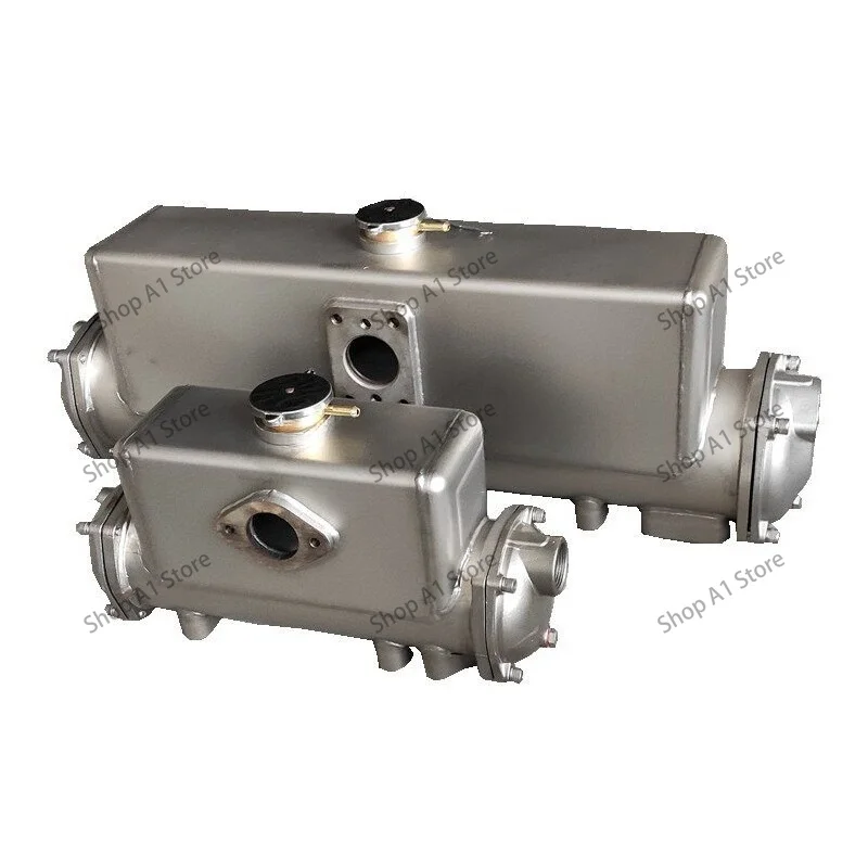 Series 304 Stainless Steel Marine Heat Exchanger Diesel Engine Cooler Water Thermostat for Sea and Fresh Water