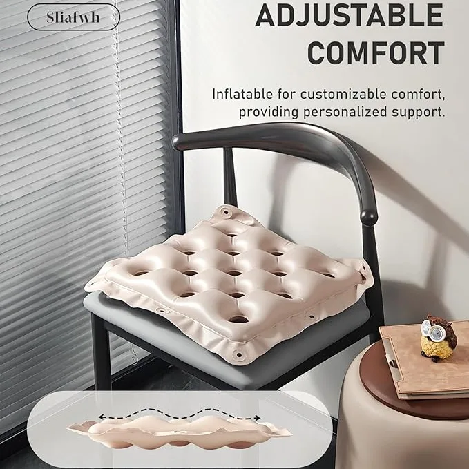 Anti-decubitus Seat Cushion For Elderly Inflatable Buttocks Ring Single-person Special Hollow Design Rehabilitation Therapy