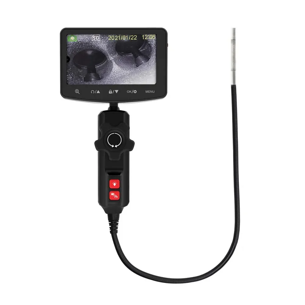 Factory direct sales 2-way articulating boroscopio industrialescaner automotriz profesional videoscope inspection