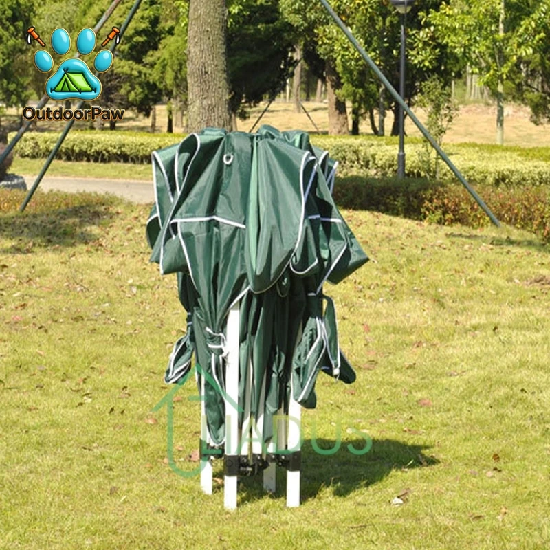 Folding Tent Hollow Frame Sunproof Rainproof With Sidewalls Outdoor Activities Shade Canopy Portable Heavy Duty UV Protection