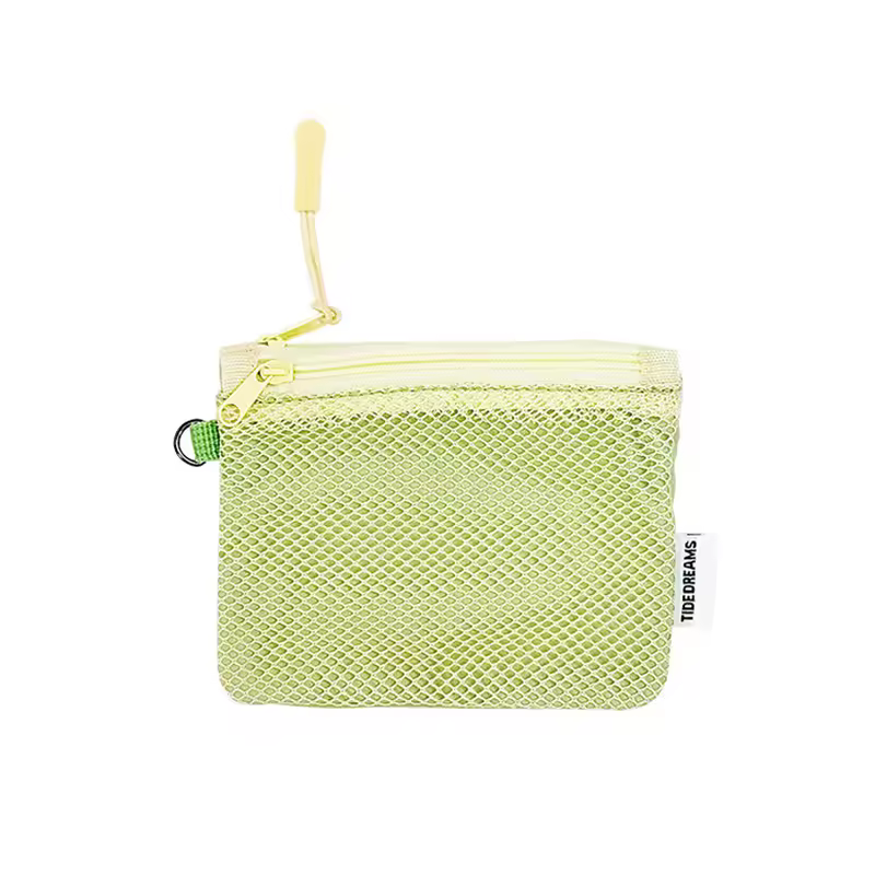 Travel Makeup Storage Bags New Mesh Coin Purse Simple Portable Mini Bag Multi-purpose Square Bag Double-layer Zipper Card Holder - Image 9