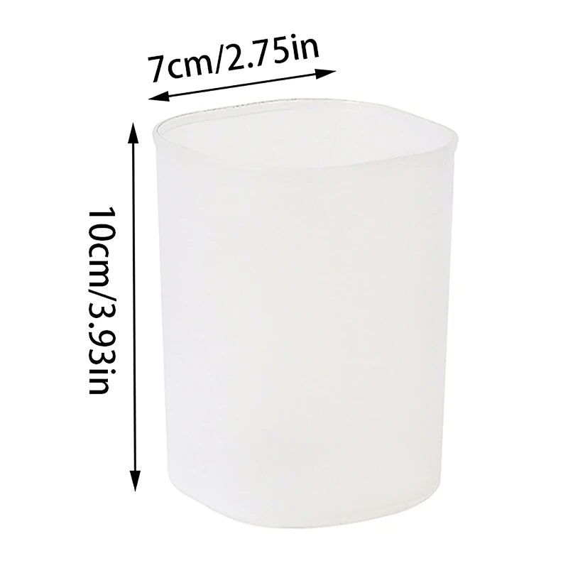 1pc Cosmetic Storage Container Make Up Organizer Plastic Makeup Brush Pot Storage For Cosmetics Holder Desk