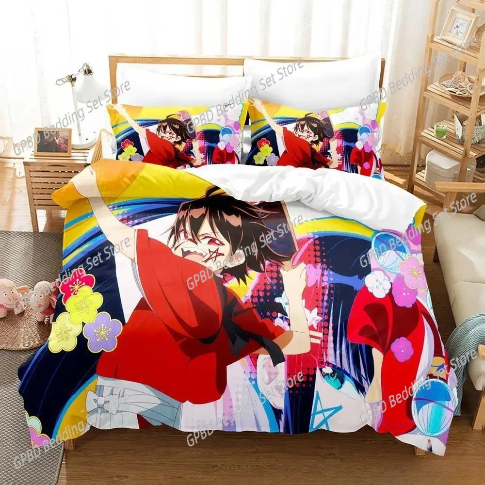 

Home Textiles Twin Star Exorcists Comfortable Duvet Quilt Cover Pillowcase Bedding Set Children Bedroom Decoration Home Textile