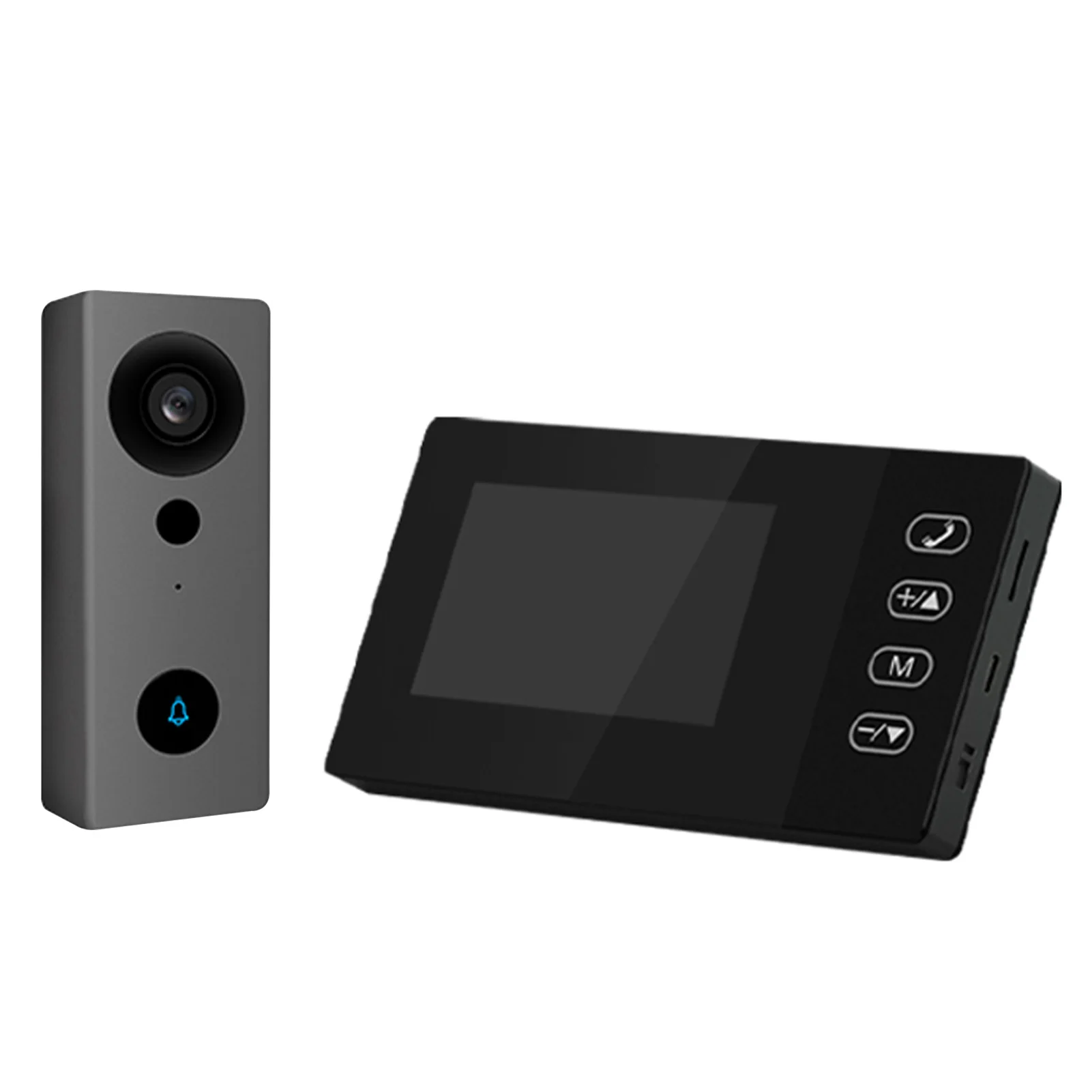 

2.4G Wireless Video Doorbell Camera with Display Screen 4.3 Inch IPS Screen Video Door Phone Camera Kits Night Viewing
