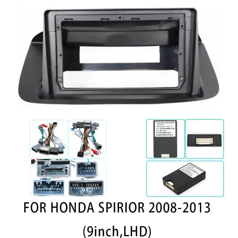 

9 "для HONDA SPIRIOR 2008-2013 автомобильный радиоприемник Android плеер 2DIN головное устройство стерео крышка приборной панели сменная панель корпус рамка