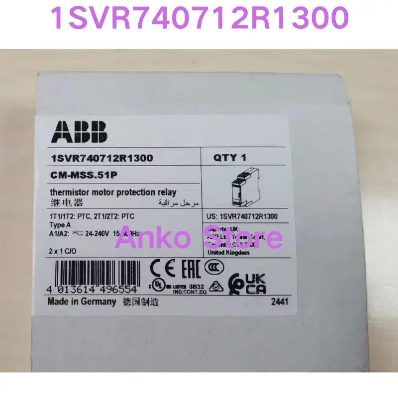 Brand-new    ABB CM-MSS.51P Electronic Measurement and Monitoring Relay 1SVR740712R1300