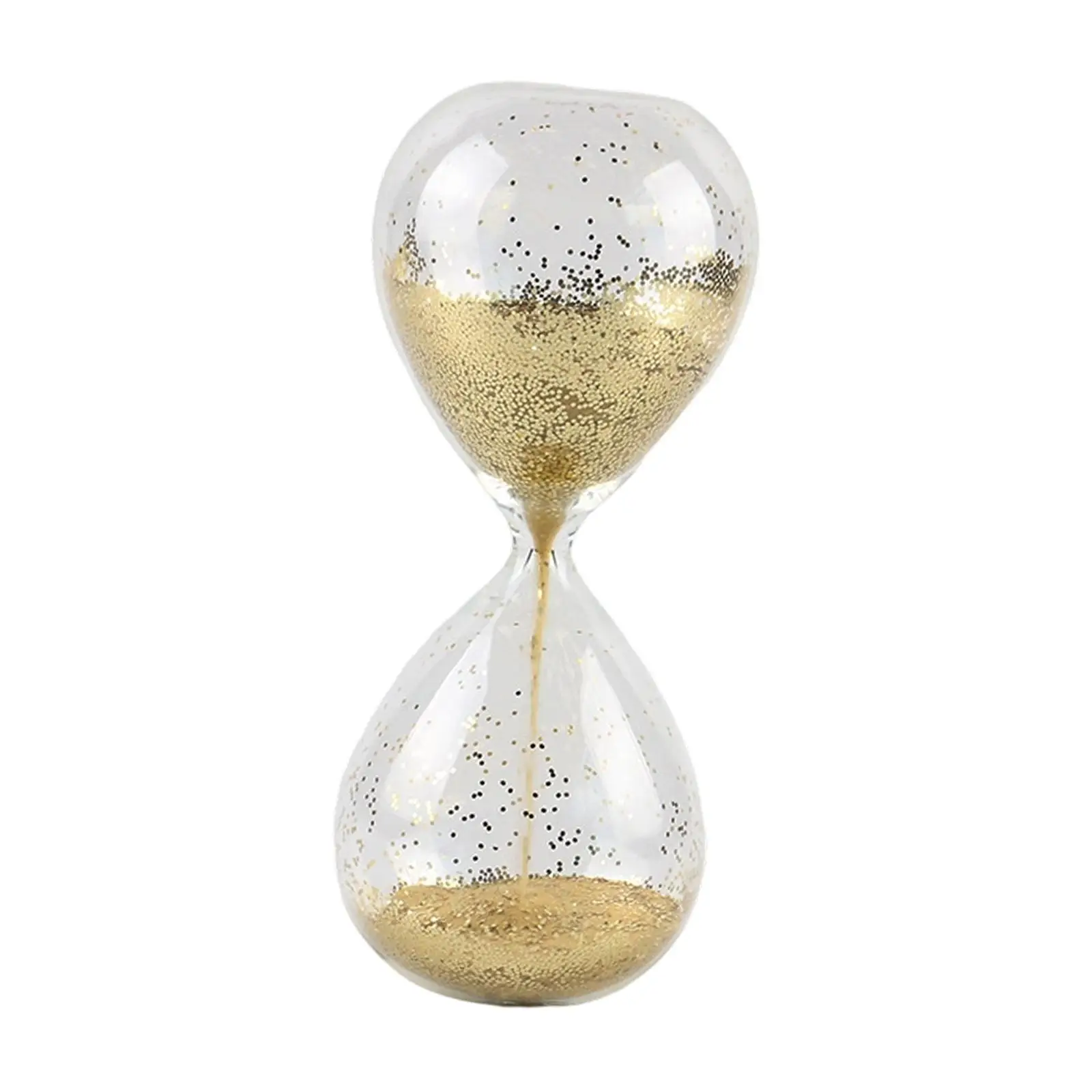 Classic Shiny Hourglass Non Timer Glass Sand Clock Modern Decor for Weddings Special Occasions