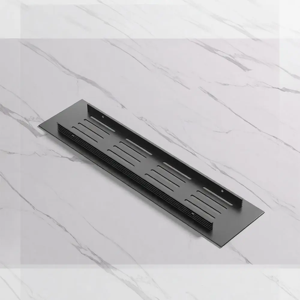 Rectangular Ventilation Grille Aluminum Alloy Air Vent Cover For Furniture Wardrobe Cabinet Shoe Rack Dustproof Mesh Panel