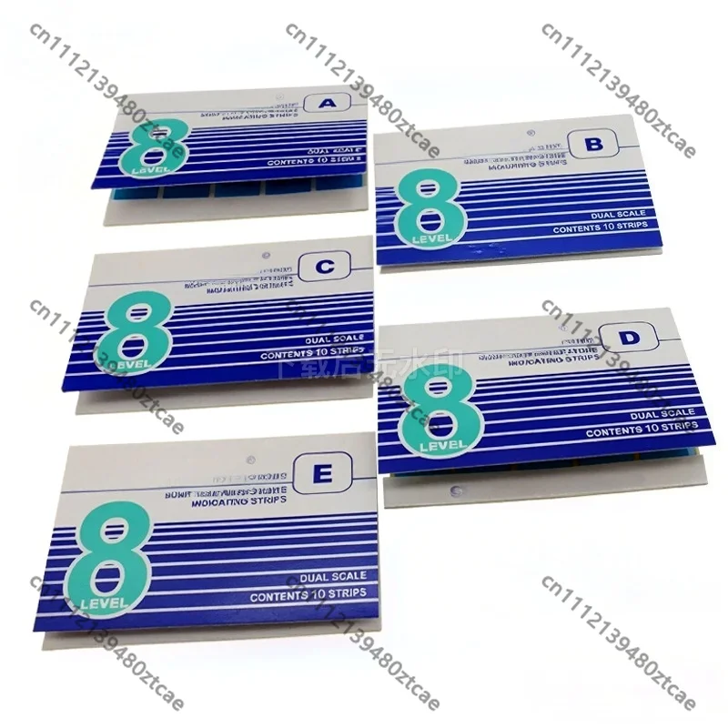 8Grid Temperature Test Paper B71 110℃ Thermal Sensitive Sticker for Industrial Use