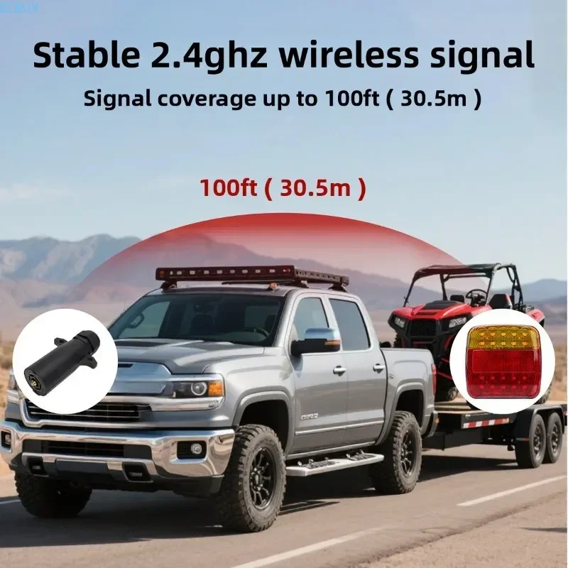 12 volt tail light turn signal indicator 26 LED tail light, license plate light, rear reversing brake stop light, trailer truck