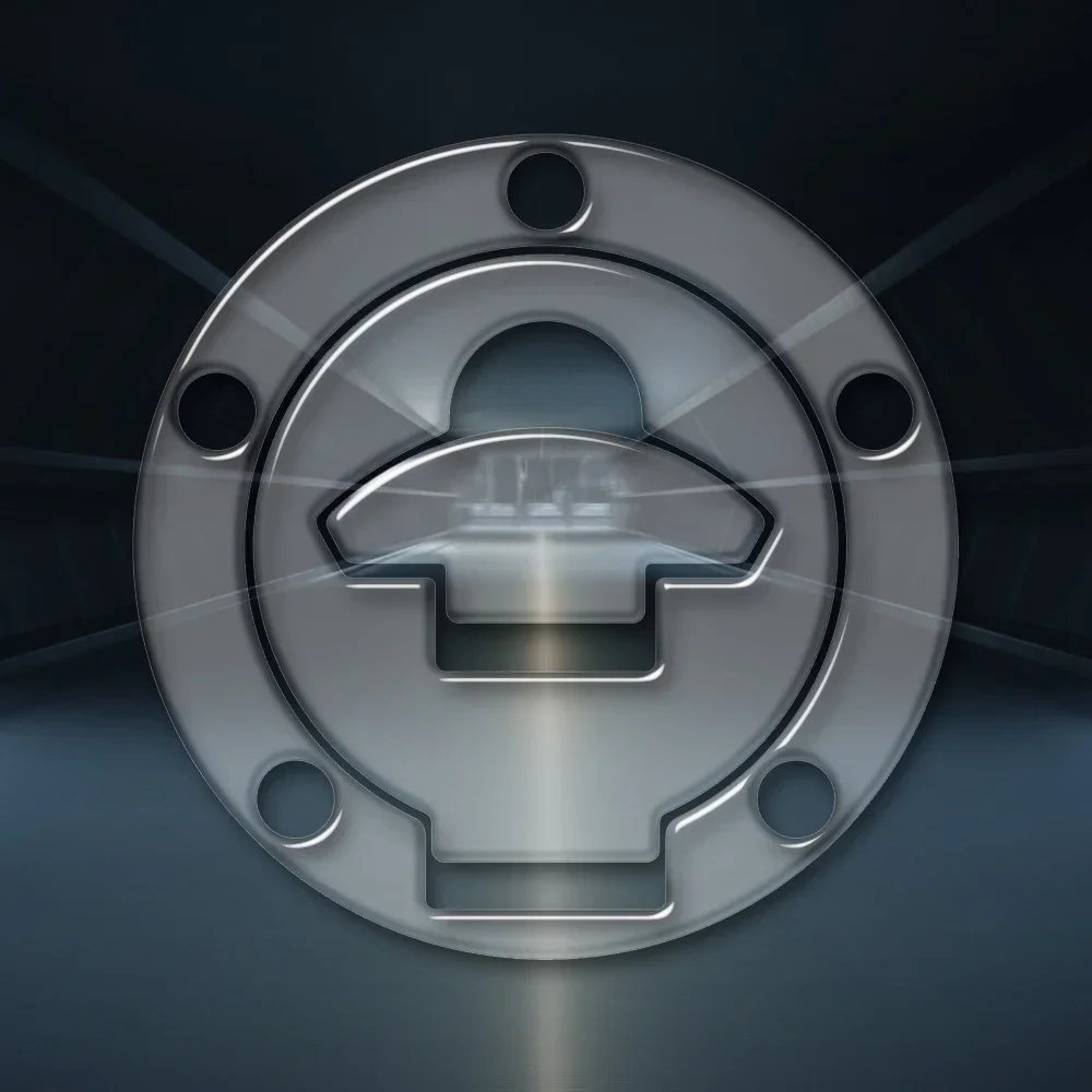 Transparent Motorcycle Fuel Cap Protection Sticker for Ducati Models Up To 2008 (5 Holes)