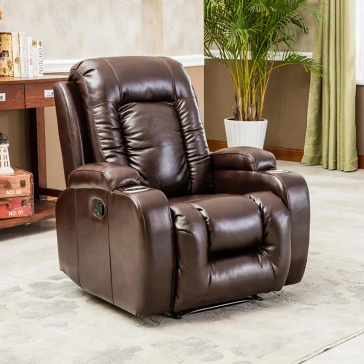 Living room home theater furniture leather electric recliner sofa set 3 2 1, recliner sofa 3 seater