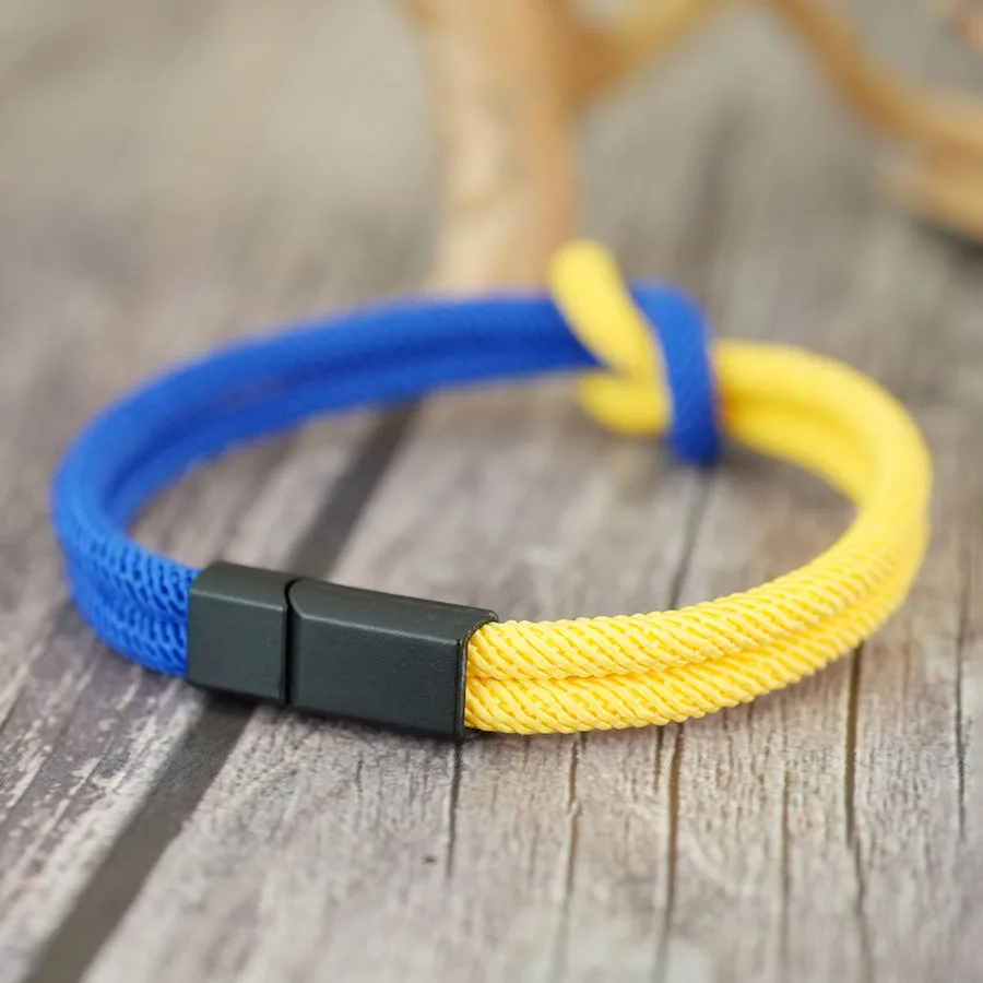 5 Styles Men Rope Bracelet True Love Knot Charm Braslet A Grade 4mm Milan String Braclet Hiphop Street Leisure Hand Accessories