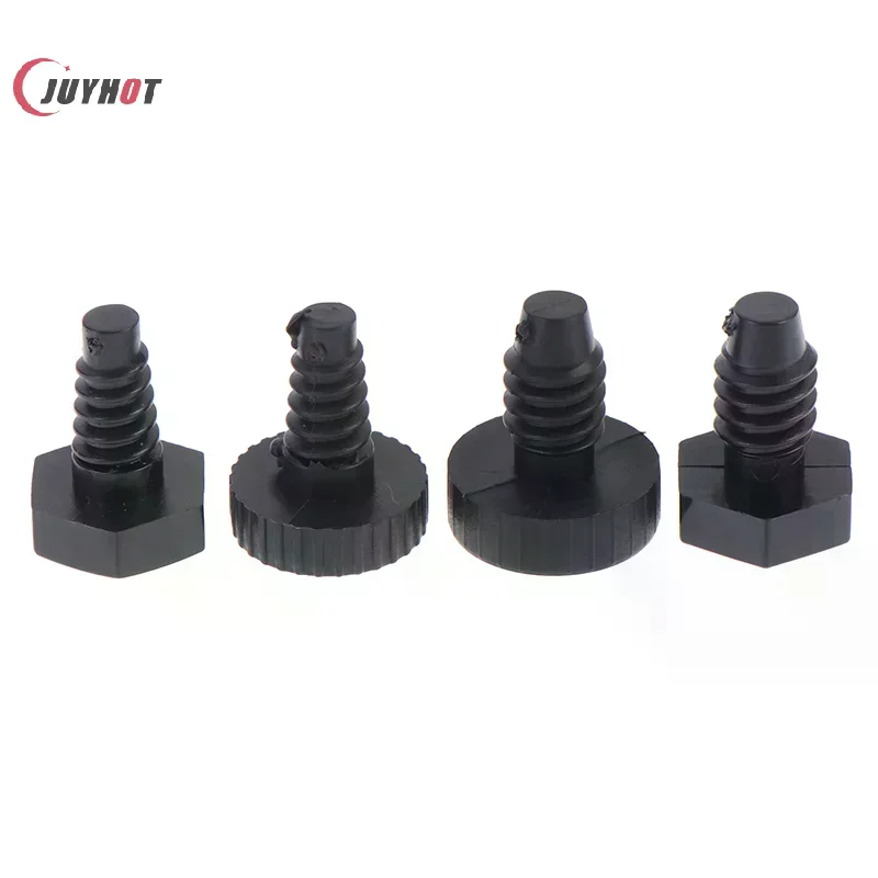 1Pc Black Eight Cue Snooker Club Rear End Cover Buffer Bottom Cover Club Head Cap Threaded Circular Soft Rubber Bumper