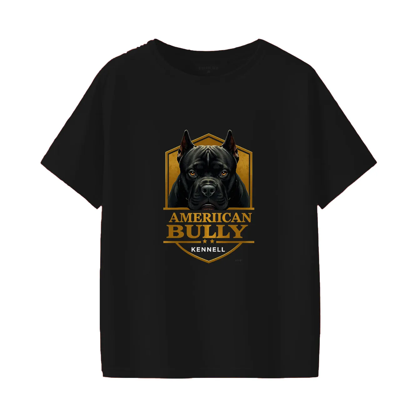 

Dog cartoon printed short sleeved round neck versatile fashion women's T-shirt for spring and summer