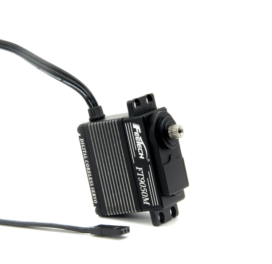 RC Coreless Motor 50KG 0,078sec 7,4V FT9050BL Coreless Hochspannungs-Digital-IP66 Wasserdichtes Servo für RC Car Programmierbarer Motor