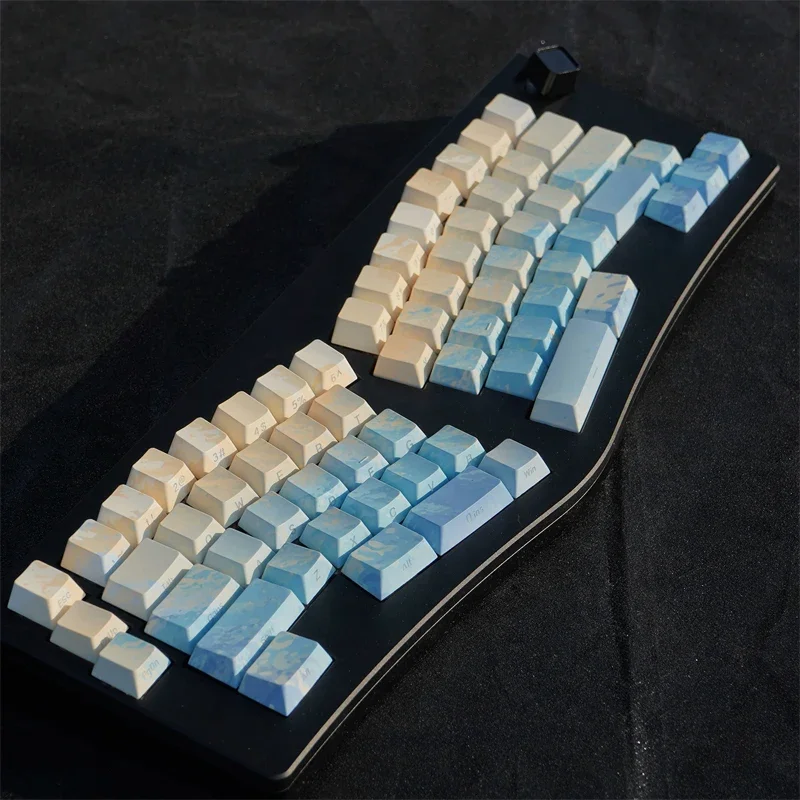 

Kubao Studio Biwen Shuixing Original Factory Side Engraved Pbt Keycaps Hot Sublimation Complete Set Fit Mechanical Keyboard