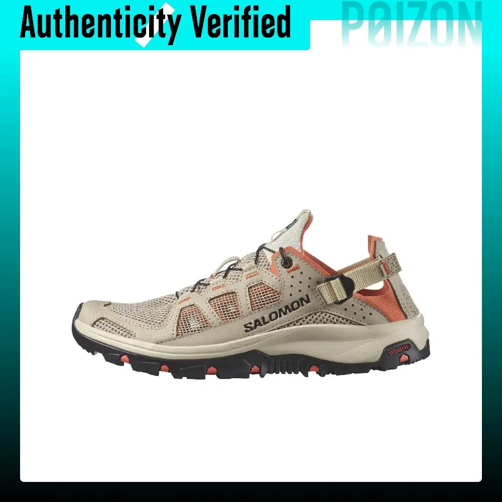 SALOMON Techamphibian 5 Lightweight Cushioning Breathable River Trekking Shoes Women's White Pepper L47432400