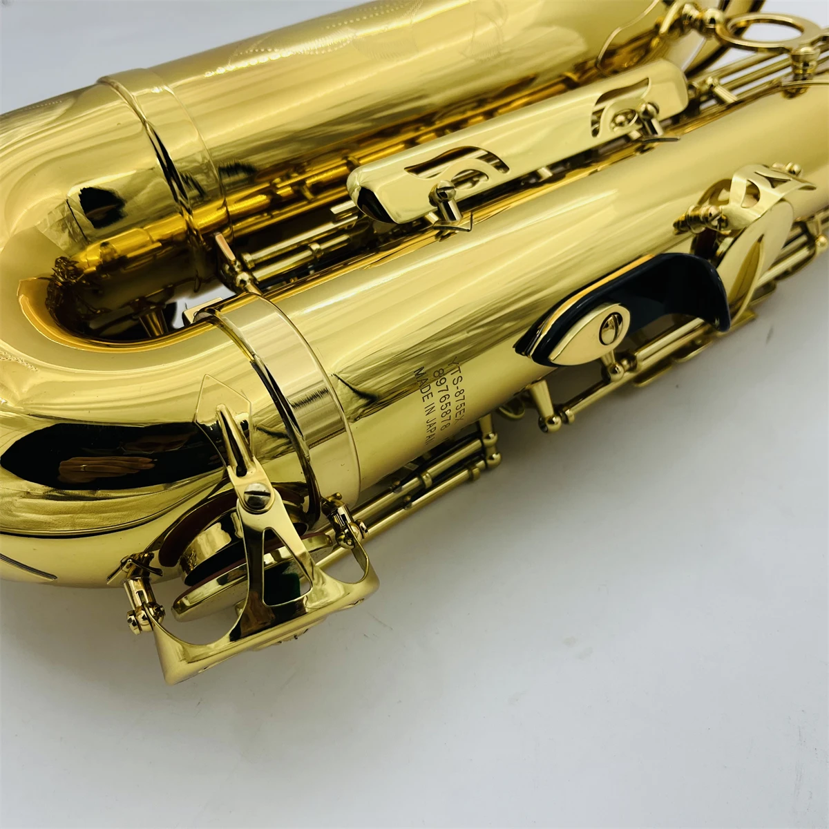 Real Pictures YTS-875EX Tenor Saxophone Brass Plated Shell Decoration Professional Woodwind Instruments With Sax Accessories