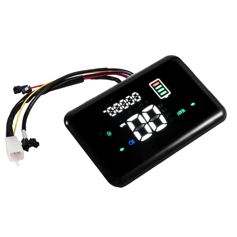 A73E-For Electric Scooter Bicycle E-Bike 48V-72V LCD Digital Speedometer Colour Display