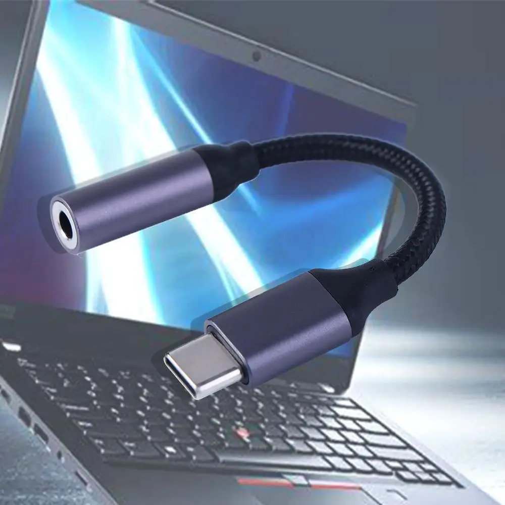 

C to 3.5mm Aux Converter DAC Adapter Type C to 3.5mm Jack Headphones Adapter Audio Adapter Earphone Amplifier Digital Decoder